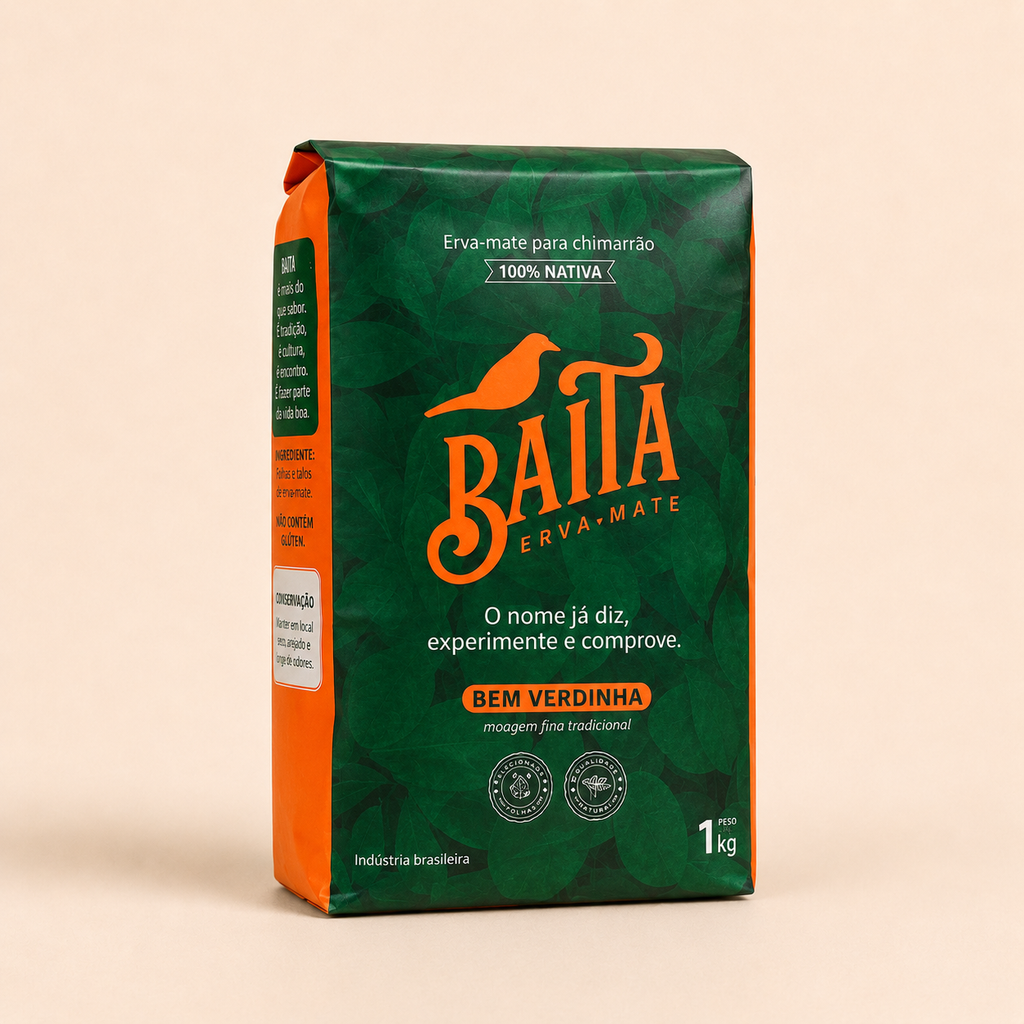 Erva-mate Baita Moagem Fina Tradicional 1kg